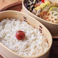 自然栽培米のお弁当