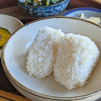 冨田自然栽培米のおにぎり