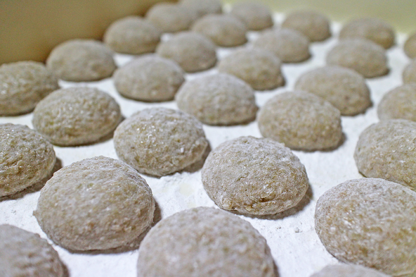 自然栽培緑玄米もち